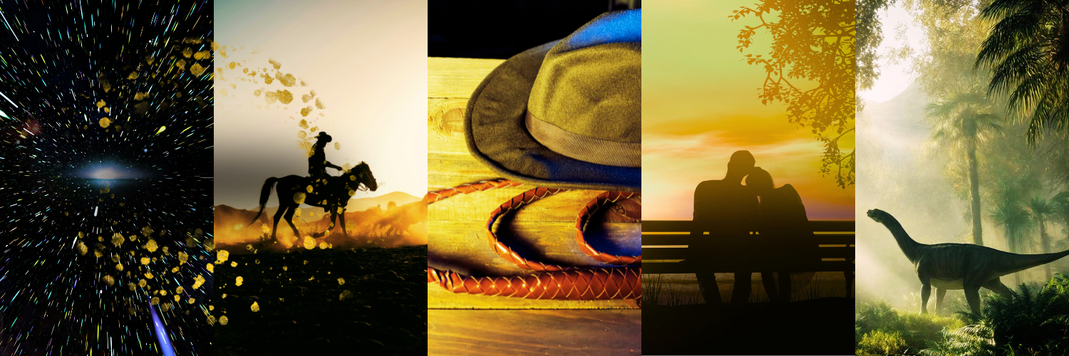 collage of movie themes