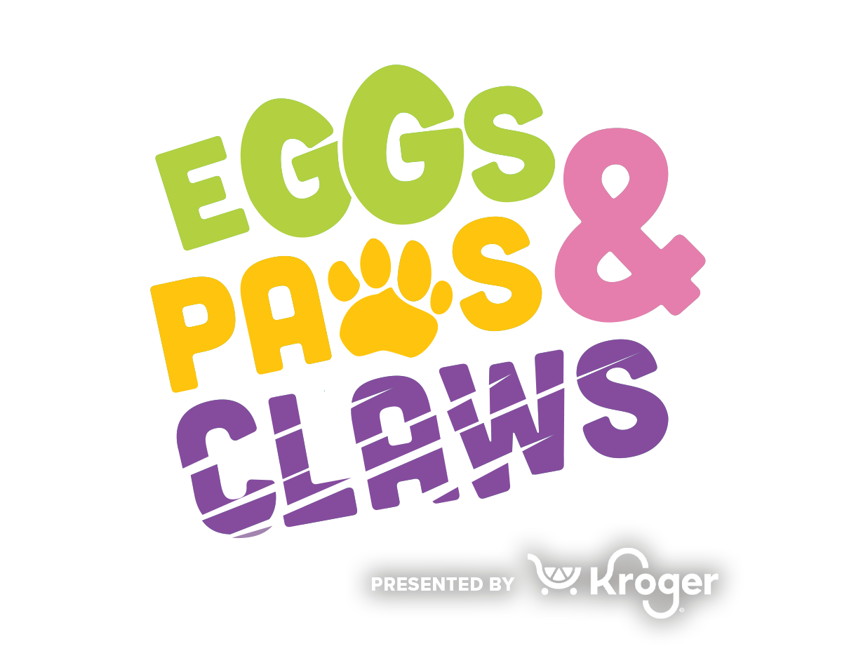 Eggs Paws n Claws colorful logo