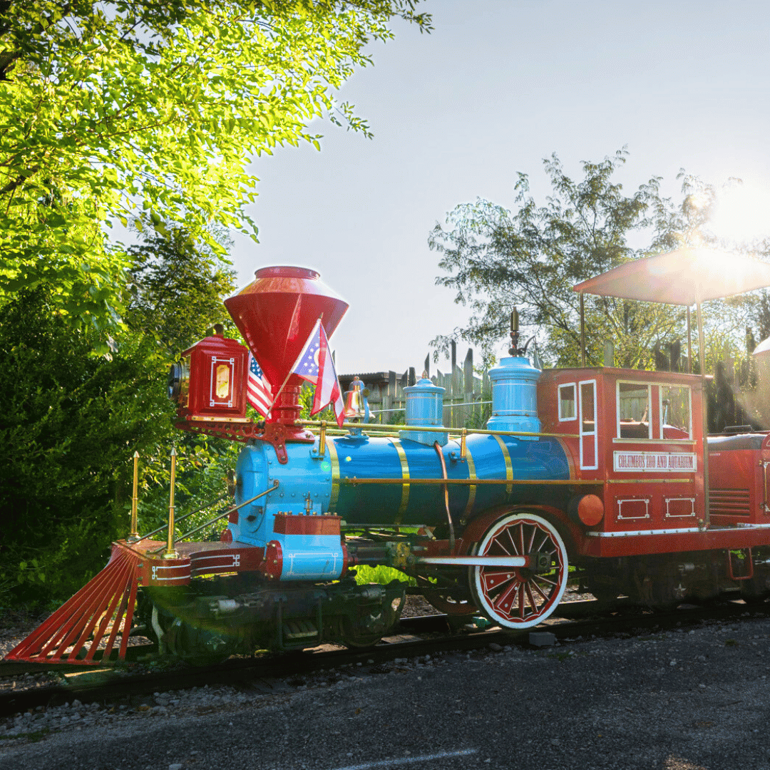 Train at the Columbus Zoo