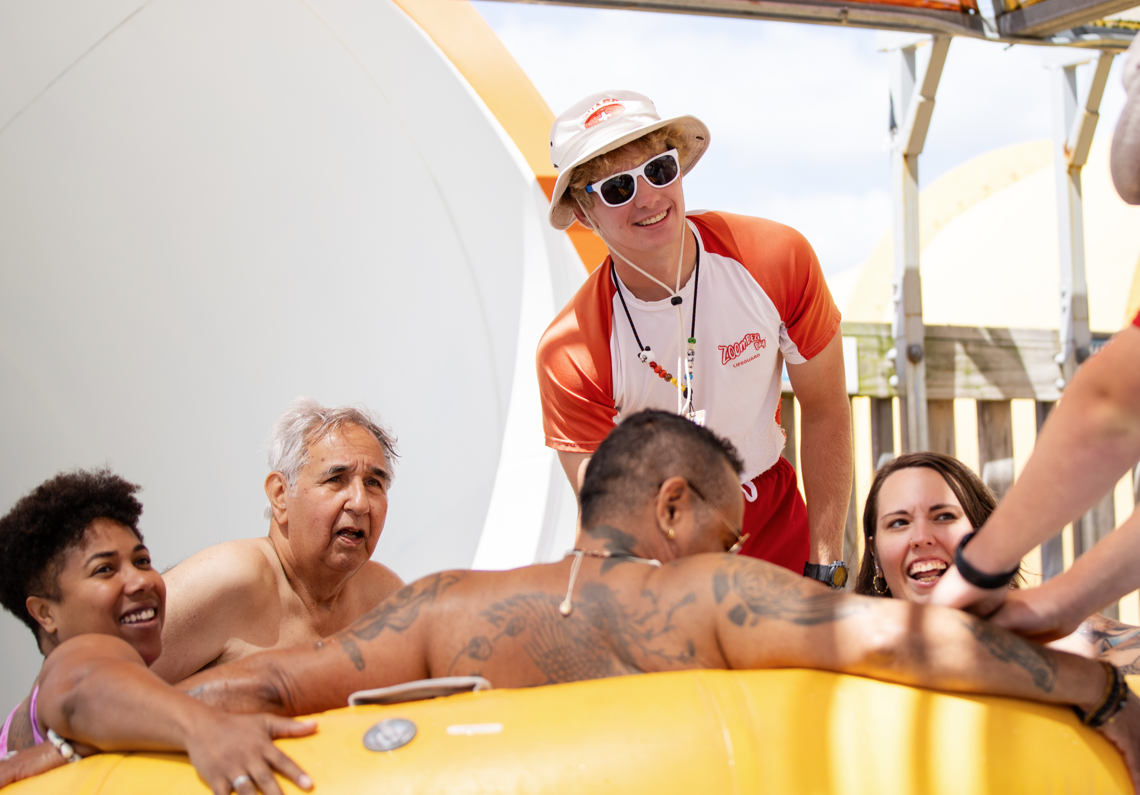 lifeguard at Zoombezi Bay