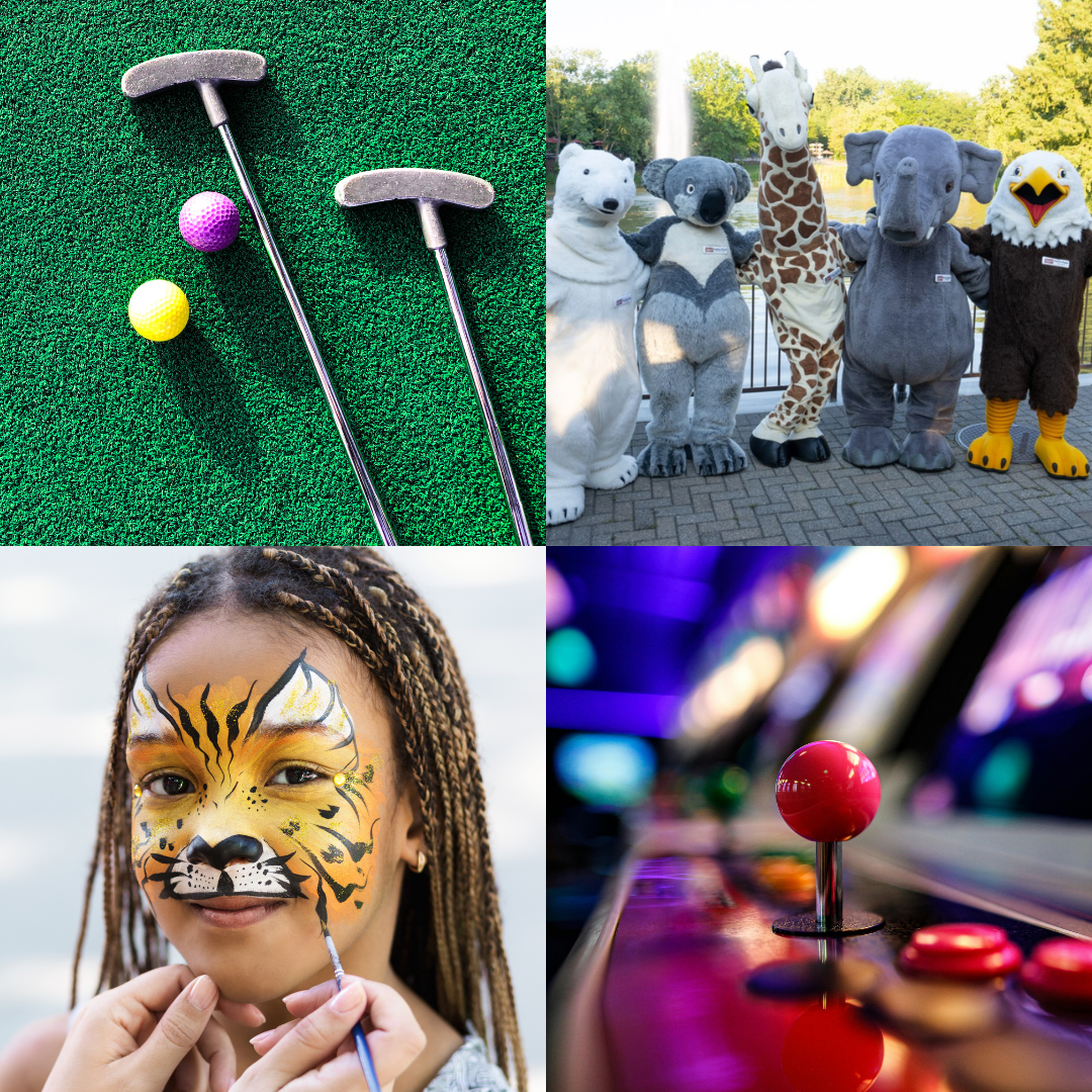 collage of activity photos