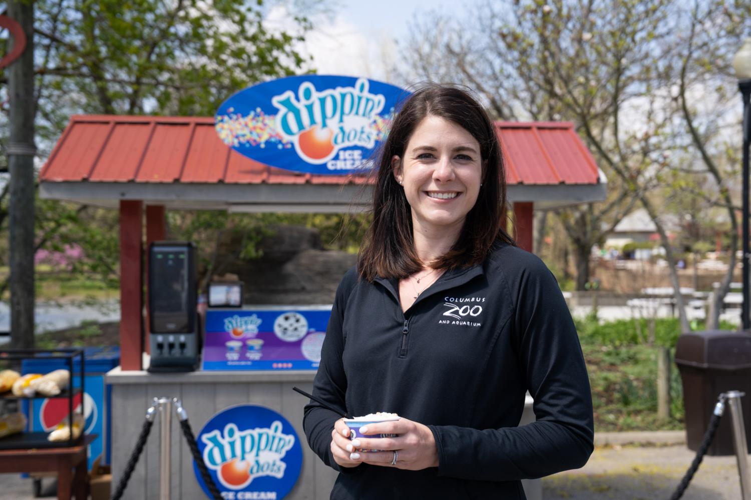 Caitlin Garling at the Columbus Zoo