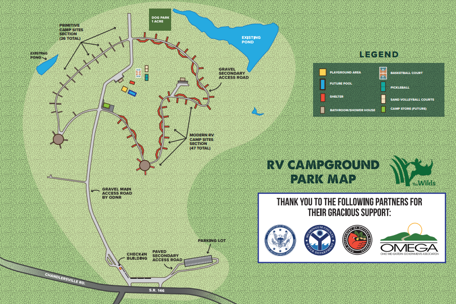 map of campgrounds