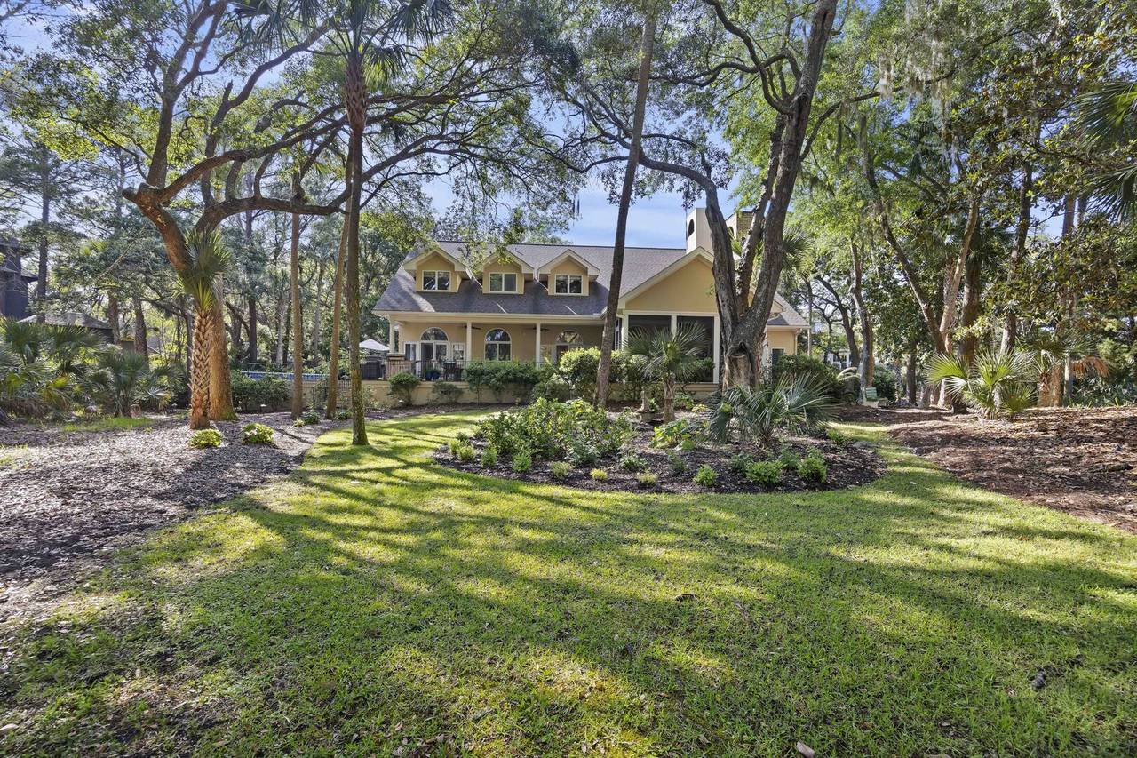 house in wooded area