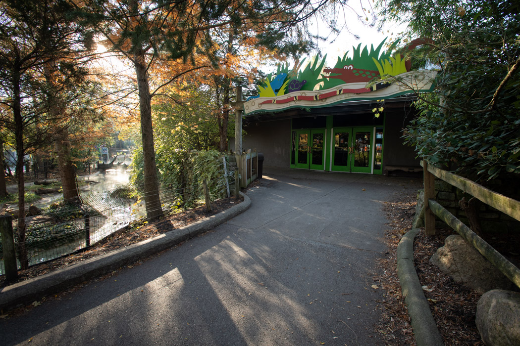 reptile building entrance