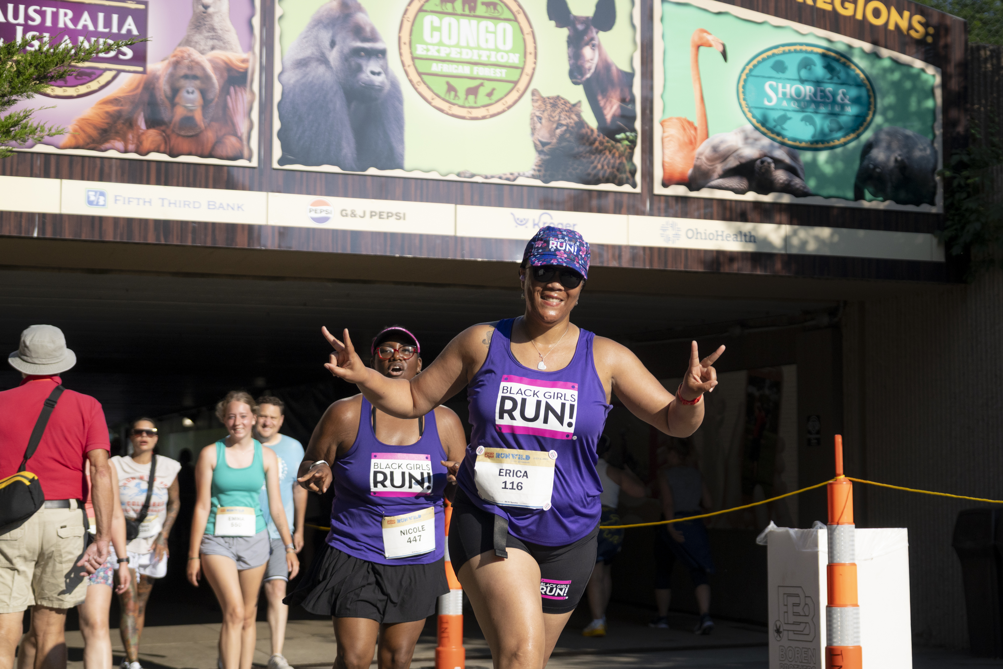 5K runner at the Columbus Zoo