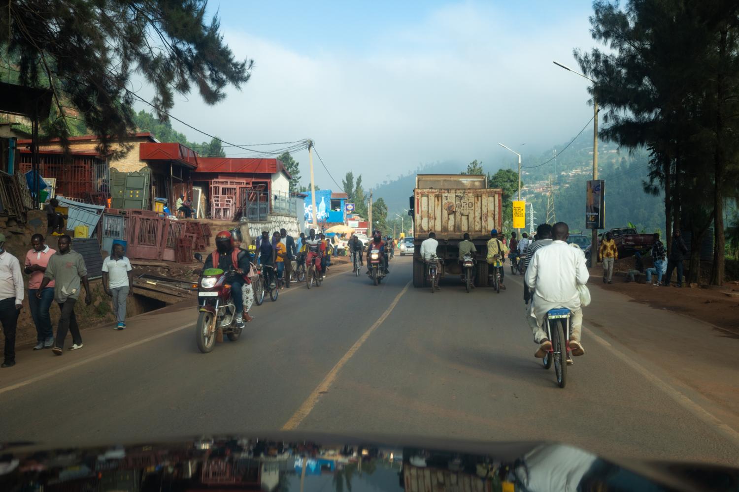 busy day in Rwanda
