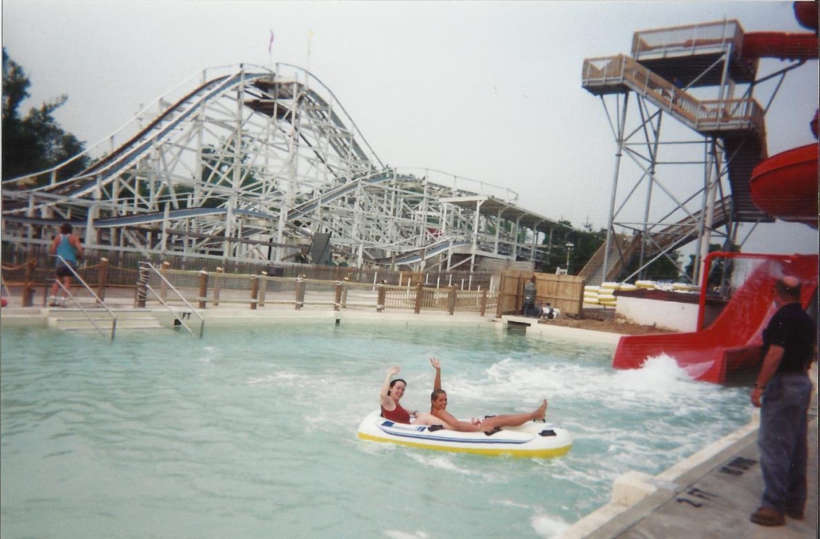 roller coaster and water ride
