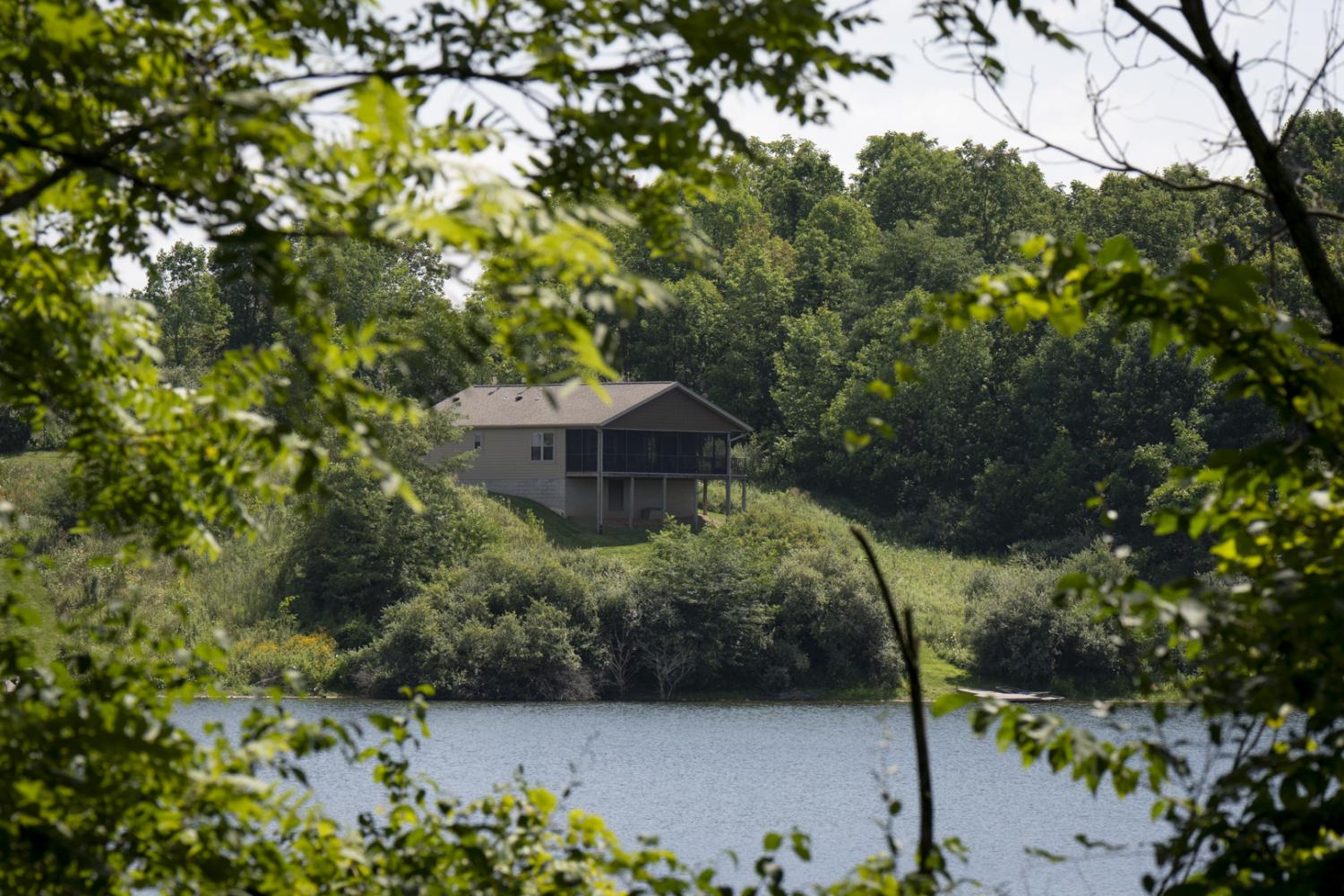 cabin on lake