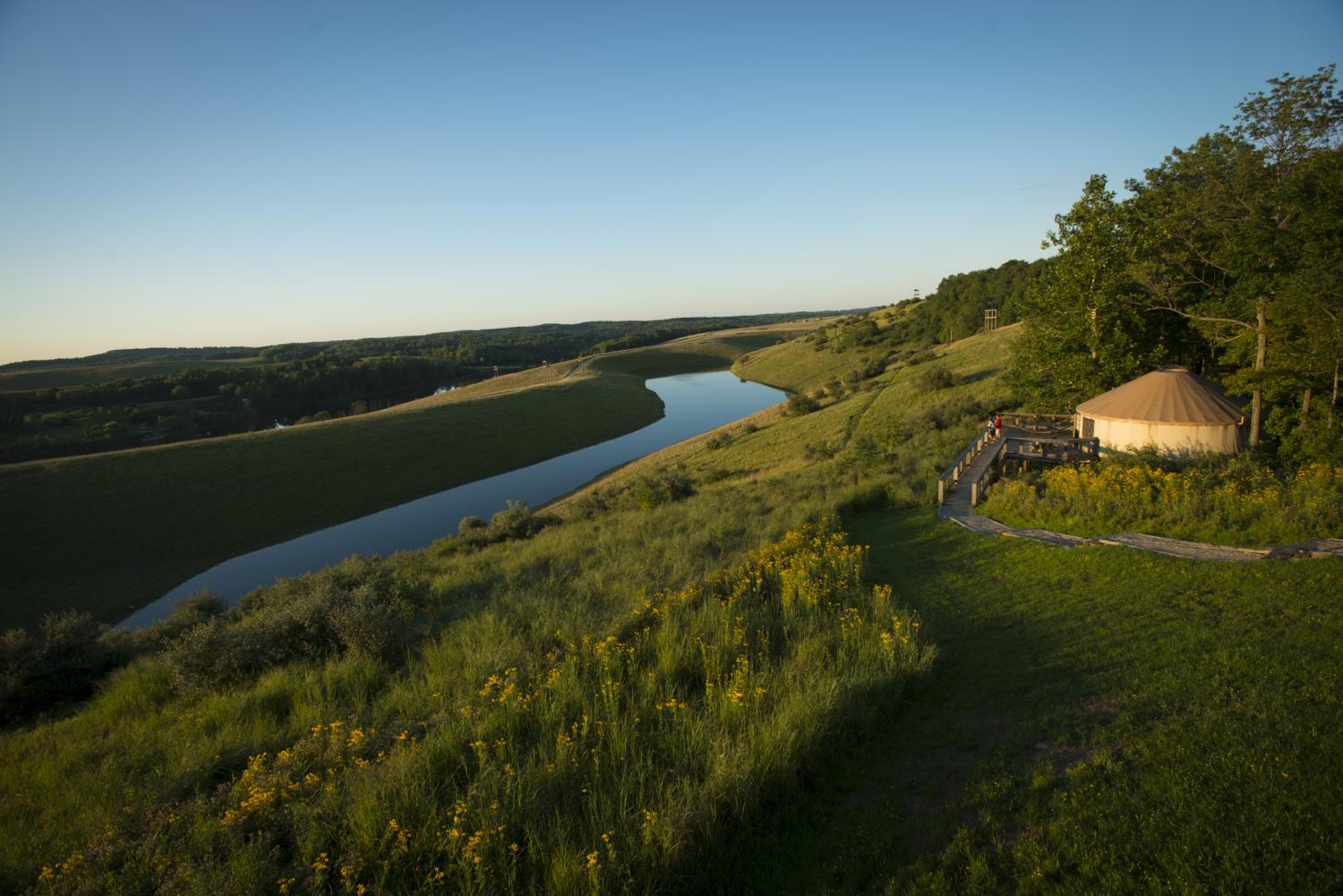 Yurt overlooking The Wilds