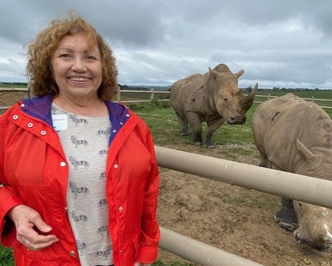 woman posing for picture at The Wilds