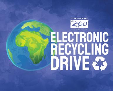 Earth Day Electronic Recycling Day with a globe