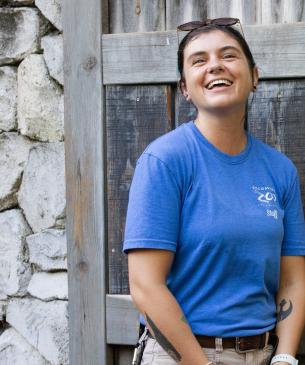smiling zookeeper