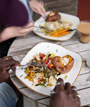 food on plate