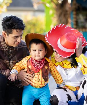 halloween guests at zoo