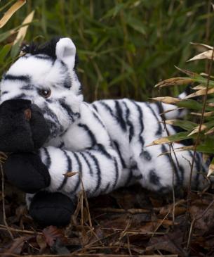 plush zebra