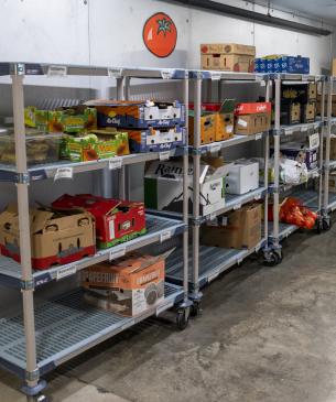 food storage at a zoo