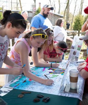 zoo guests coloring