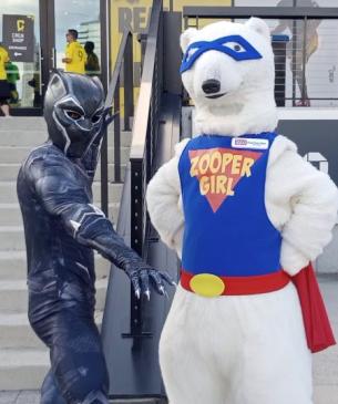 superhero mascots