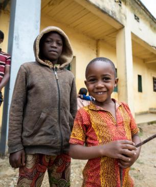 smiling children