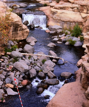 stream and rocks