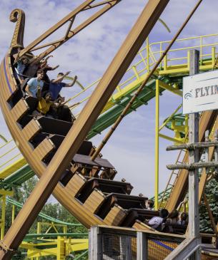 amusement ride at the Columbus Zoo