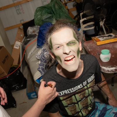 Zombie Makeup Process