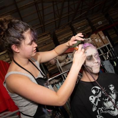 Zombie Makeup Process