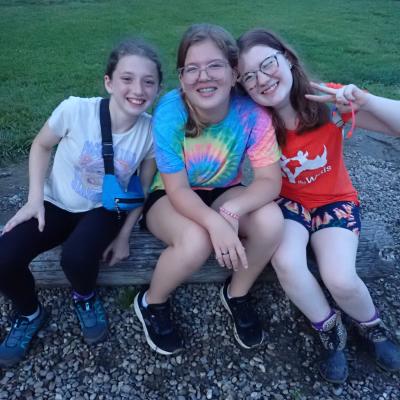 children at camp