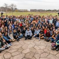 Teen Eco Summit attendees