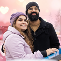 couple at the Columbus Zoo