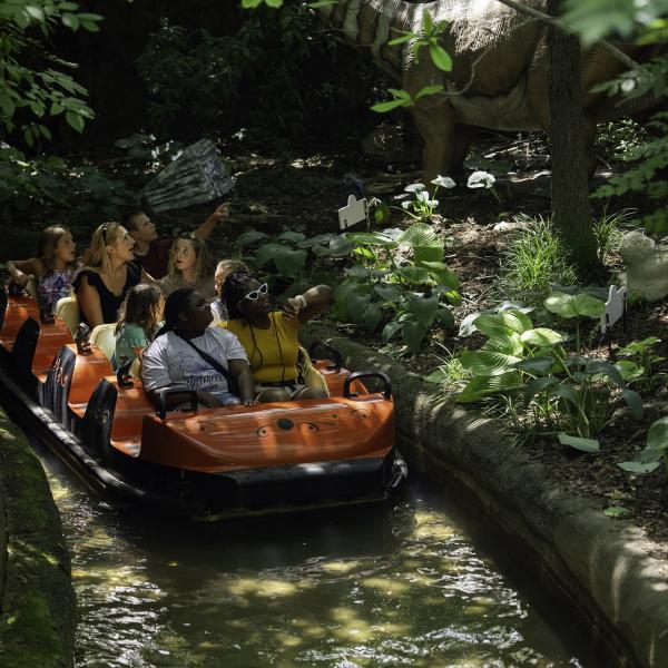 boat ride at the Columbus Zoo