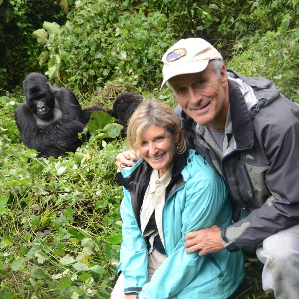 Jack and Suzi Hanna in Rwanda