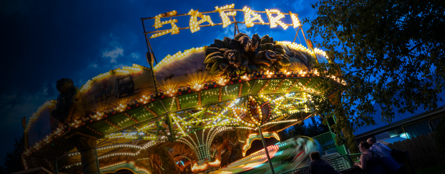 safari stampede ride at the Columbus Zoo
