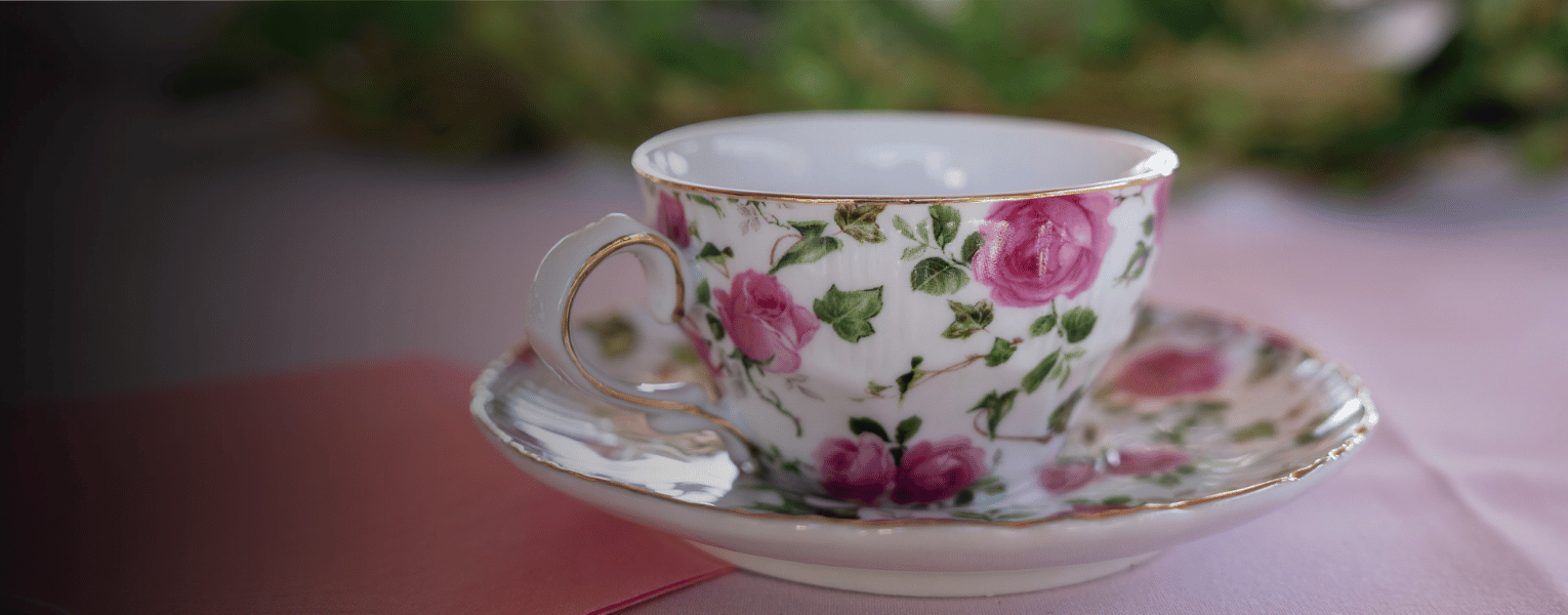 tea cup on table